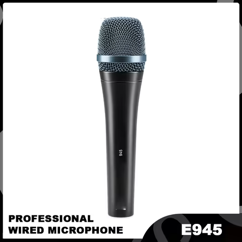 E945 Wired Dynamic Cardioid Super Cardioid E945 E945S Handheld Mic For Live Vocals Karaoke