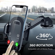 ที่วางโทรศัพท์มือถือรถยนต์ 360 ° Windshield รองรับแบตเตอรี่มือถือสมาร์ทโฟน Universal Mount สำหรับ iPhone 12 11 7 8 Samsung Huawei