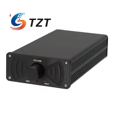 TZT Mini LM3886 Dual Channel HiFi Power Amplifier 40W+40W Desktop Audio Amplifier (without Bluetooth