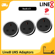 Line8 Socket Units Premium Adaptor (Diamond Sliver)