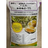 Baja SOYA FISH 8:8:8:8+TE (SOP Based) Khas untuk DURIAN 25kg