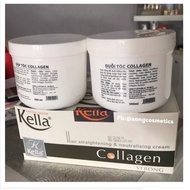 KEM DUỖI TÓC THUỐC ÉP TÓC KELLA COLLAGEN SUPER STRONG - KELLA DUỖI