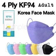 10pcs Premium KF94【4 PLY MASK】KF94 Face Mask For Adult ~ KF94 Korea Face Mask