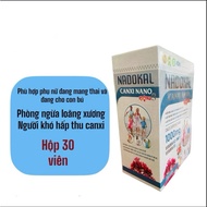 Viên Uống Canxi Nano NADOKAL Hộp 60 Viên – Bổ Sung Canxi D3 K2 MK7 Tăng Chiều Cao Giảm Loãng Xương