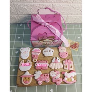 Royal Icing Cookies 收涎饼（4months baby anti drooling celebration收诞饼)