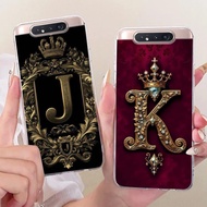For Samsung Galaxy A80 Case SM-A805F Luxury Crown Letters Cover Soft Slim Phone Case For Samsung A80