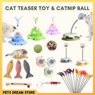 Cat Toy tower Toy Cat teaser ball fish cat laser toy mainan kucing catnip ball catmint chew toy cat 