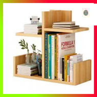 Sturdy Wooden Table Top Book Rack Book Shelf - waniesukri