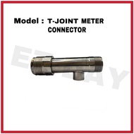 (Ready Stock) T-Joint Meter Connector Outdoor Water Filter SUS 304 EZ DAY