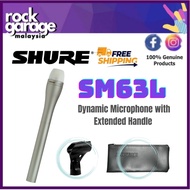 Shure SM63L Dynamic Microphone with Extended Handle - Champagne (SM-63L / SM-63 / SM63)