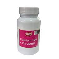 UHC Calcium 600 + D3 200IU 60 Tablets