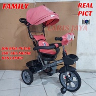 Sepeda roda tiga family F329HT F328 HT SEPEDA ANAK FAMILY RODA TIGA sepeda stroller anak roda tiga family