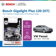Bosch Plus 120 Gigalight H7 Headlight Bulb for Volkswagen Passat B8 Halogen Type