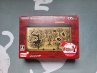 (不議價/No Bargaining) 中古僅拆封 日版 任天堂 3DSLL 主機 寶可夢XY限定版 金色 Pokemon Y遊戲同捆 寵物小精靈 ニンテンドー3DS LL ポケットモンスターY パッ