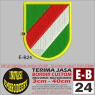 EB 24 LOGO ITALY SHIEL FOOTBAL EMBROIDERY PATCH - INNOVATION EMBROIDERY TESTIMONI