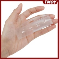 TMOY Pa Of 5 Horizontal Half Card Badge Holder For Swipe ID Cards Frosted Rigid Polycarbonate Plasti