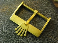 古董 ROLEX 30MM 大號 原裝 包金皮帶扣