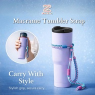 Zolacraft Short Paracord Drinking Bottle Bag for Tumbler 500–1250ml | Strap Tumbler SB8B