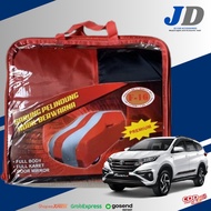 MERAH RUSH BODY COVER TERIOS/ 18 COLORS F-16 RUSH CAR COVER/ TERIOS PREMIUM COLOR F-16 (RED BLACK)