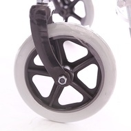 Wheelchair accessories Wheelchair front wheel New upgrade 7 inch solid front wheel caster wheelchair