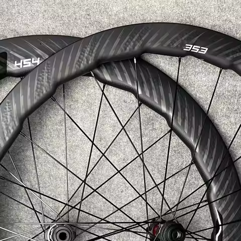 700c 353/454 Carbon Road Bike Wheels Bicycle Wheelset Disc Brake DT350/DT240/DT180 Ceramic Hub Clinc