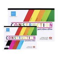 Azone Besform Creative Construction Coloured Pad A4 (20 Sheets 125gsm)