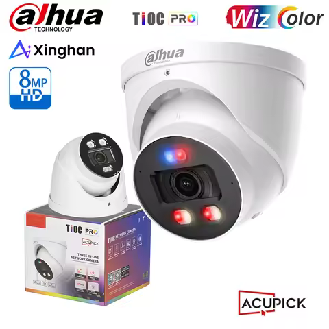Dahua Original AI Technology 8MP 4K WizColor IP Camera Outdoor TiOC IPC-HDW3849H-AS-PV-PRO Xinghan L