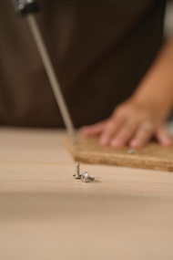 螺絲組合 (大扁頭螺絲) - 六角/長方板通用 / 需備電動工具