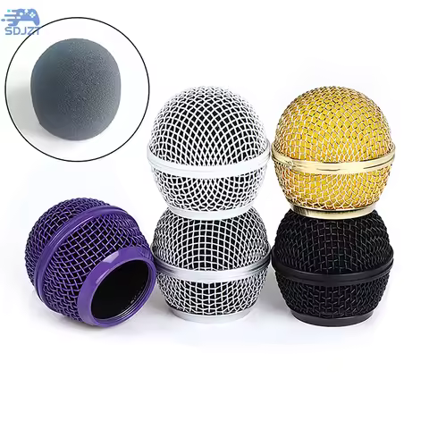 1pc For Shure SM58 Wireless Microphone Replacement Metal Microphone Grille Replacing Professional Pa