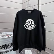 Moncler/Mengkou 2026 Autumn Winter New Style Round Neck Sweatshirt Hooded Sweatshirt Men's Women's C