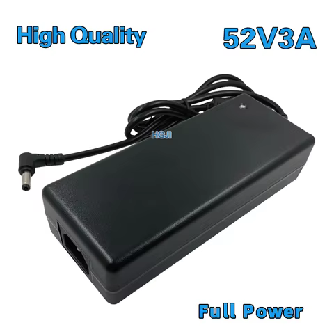 High Quality AC100V-240V Converter Adapter to DC 52V 3A Power adapter supply 1pcs DC52V 2.5A 2.8A dc