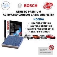 BOSCH Aeristo Premium Activated Carbon Cabin Air Filter 0986AF7002 Honda Jazz T5A GK TFO GE 2008-201