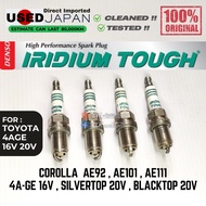 USED Japan DENSO Iridium TOUGH Spark Plug - Toyota 4AGE 16V 20V AE92 Redtop AE101 20V Silvertop AE11