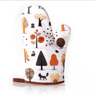 YUEW Thick Heat Resistant Oven Cooking Gloves / Oven Hand Gloves Baking Microwave Oven Gloves/