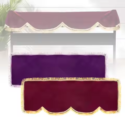 88 Keys Velvet Digital Electric Piano Top Dust Cover with Tassels