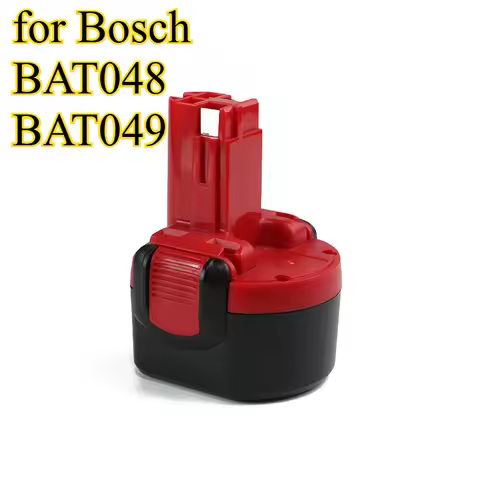3000mAh High Capacity Replacement Battery for Bosch 9.6V O-Type BAT048 BAT049 Cordless Drill PSB Pow