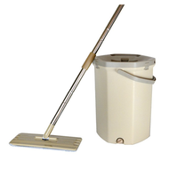 Easymop 易拖寶 免沾手平板拖水桶組 拖把 + 水桶 + 拖布 2個