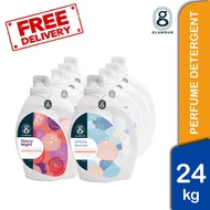 【SUPER VALUE -FREE DELIVERY 】Glamour Perfume Laundry Liquid Detergent + Softener Sabun basuh baju do