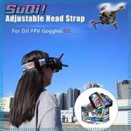 SUQI Head Strap Adjustable Drone Accessories Graffiti Color For DJI FPV Goggles V2