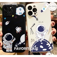 Cute Trendy Astronaut Aesthetic Softcase for infinix hot 12 12i 11 11s 10 10T 10s 9 50i 40 30 30i 20