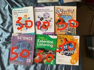 oxford english 1A /junior oxford essential listening  2 /aristo science 1B /the new era for ICT basic programming 2 scratch 2019 edition /google drive for project learning workbook  /說好普通話中一