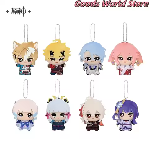 Original Raiden Shogun Yaemiko Gorou Kokomi Kazuha Thoma Ayaka Ayato Keychain pendant Genshin Impact
