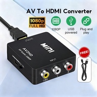 AV To HDMI RCA Converter Box HDMI to AV Adapter HDMI to AV converter HDMI2AV Converter HD 1080p TV P