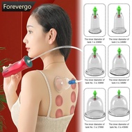 FOREVERGO Electric Cupping Machine Multifunctional Vacuum Cupping Scraping Device Household Set Rech