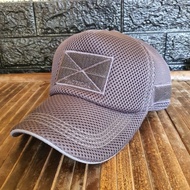 Grey double mesh baseball cap - tactical double mesh baseball cap - tactical double mess hat