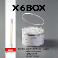 5000PCS Premium Cotton Swabs Value Pack Double Tip Cotton Buds Soft Natural Cotton Wooden Stick for 