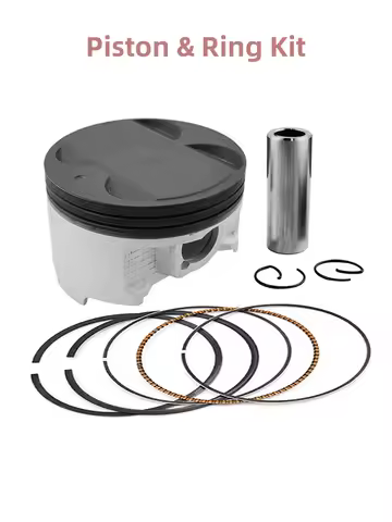 Motorcycle Bore Size STD ~+100 83mm~84mm Piston & Piston Ring Kit For Suzuki AN400 Burgman/Skywave 4
