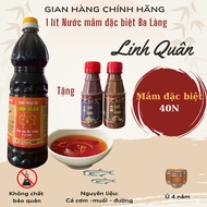 1 liter Ba Lang Linh Quan anchovy sauce special type 40 protein (Free shrimp paste + shrimp paste)