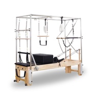 HOMEFITTOOLS [PRE-ORDER] Pilates Reformer & Cadillac: Flexible Pilates Machine Oak- Homefittools
