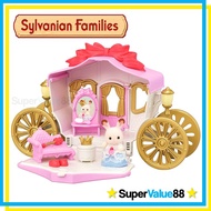 Sylvanian Families Baby Princess &amp; Royal Carriage Playset, with House Accessories &amp; Rabbit